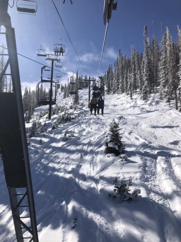 Pictured above is a view from Monarch Mountain’s Garfield lift of both the Garfield and Pioneer lifts. This strange year has caused Monarch to make many changes to how they run things up on the mountain. 